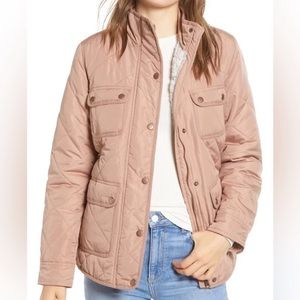 NWT Size S Thread & Supply Sherpa Lined Quilted Utility Jacket